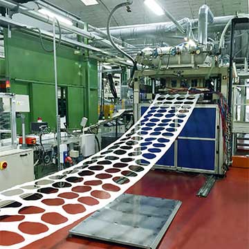 Čtverec plastikářského odvětví Robox screw